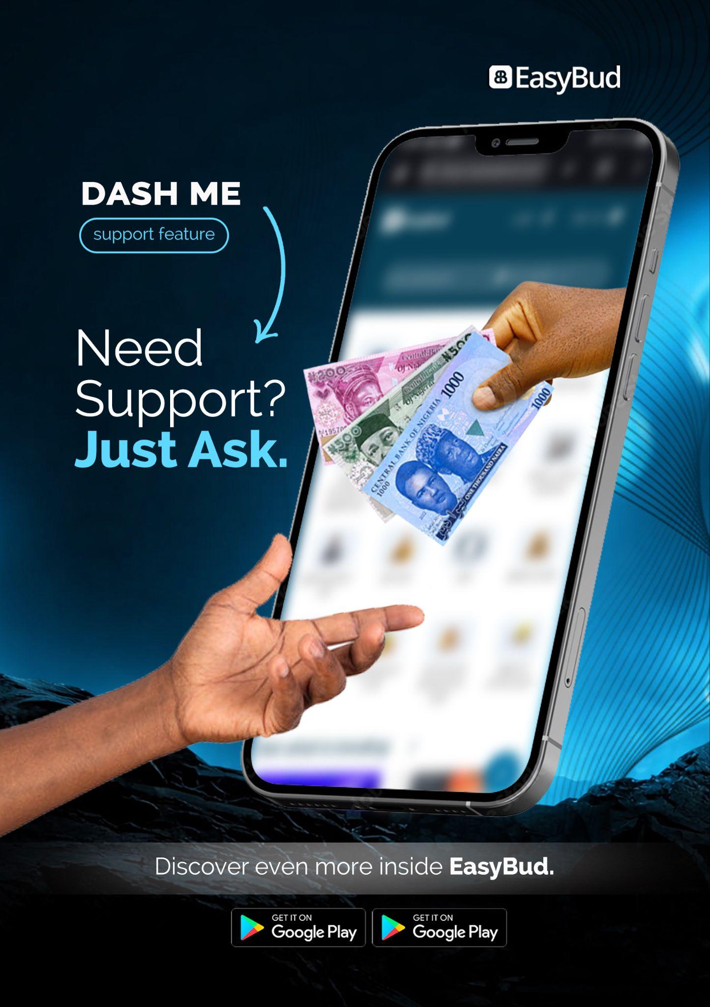 EasyBud Dash Me Feature Poster