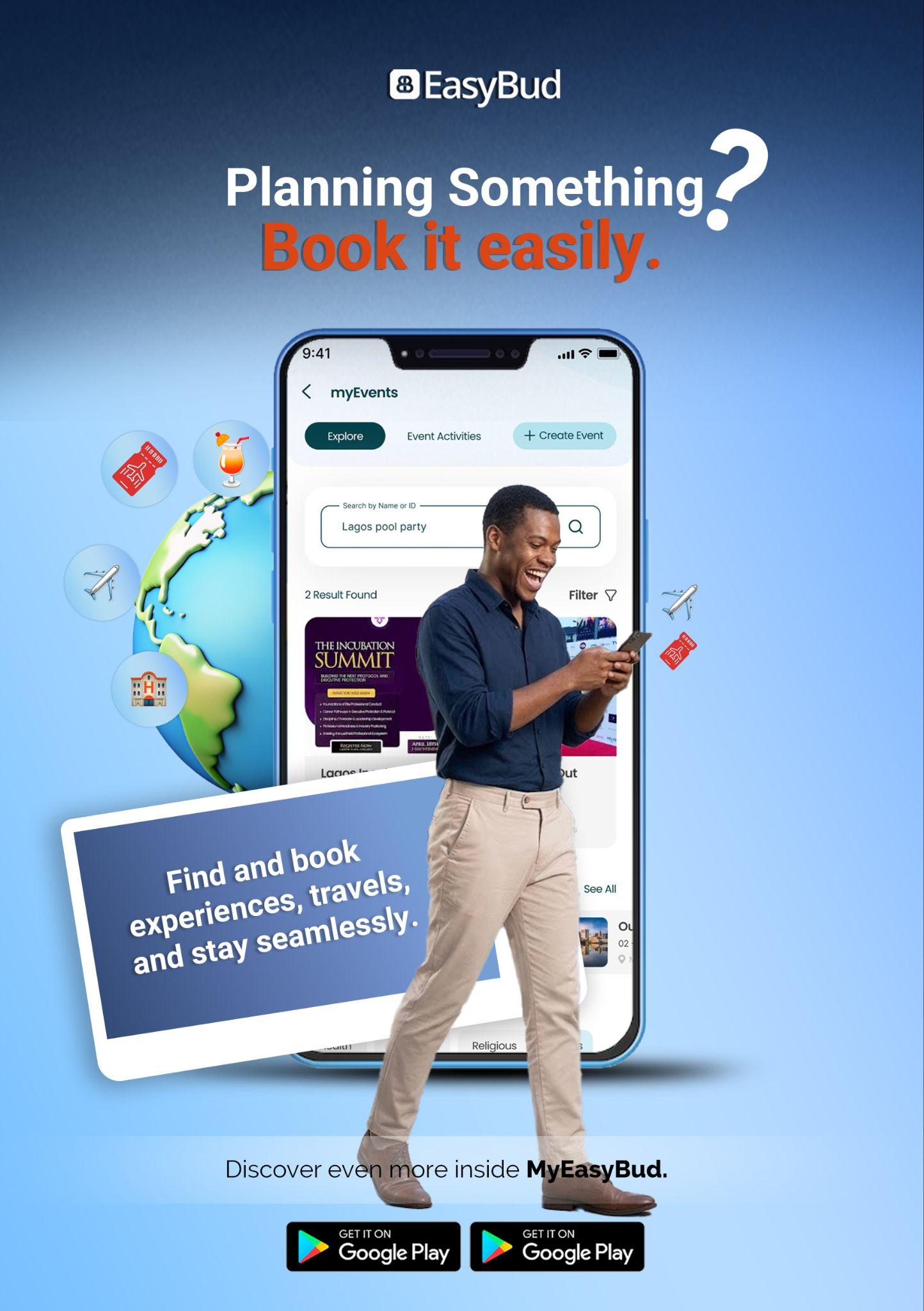 EasyBud MyEvents Booking Poster