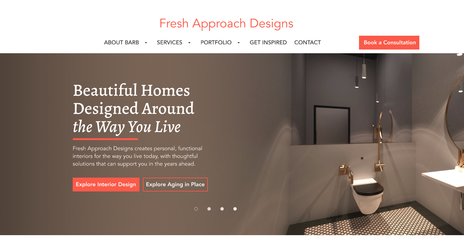 Fresh Approach Design UI Preview